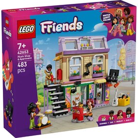 Lego 42653 Friends Music Store &amp; Apartment για 7+ Ετών 483τμχ