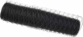 vidaXL Φράχτης Εξαγώνου Γκρι 0,4 x 50 μ. PVC