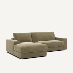 Γωνιακός καναπές από λινό βελούδο, Skander