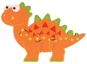 Ξύλινο Παιχνίδι Παζλ Stegosaurus Orange Tree Toys 60-06784