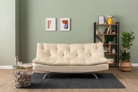 3-Seat Sofa-Bed Rivo - Cream Cream