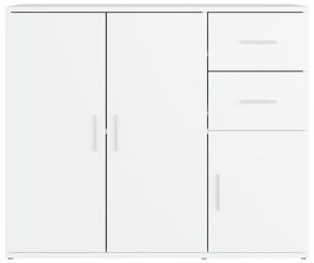 Ντουλάπι Λευκό 91 x 29,5 x 75 εκ. από Επεξεργασμένο Ξύλο - Λευκό