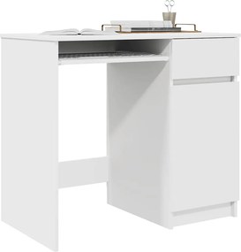 vidaXL Γραφείο Λευκό 86x49x76 εκ. από Επεξεργασμένο Ξύλο
