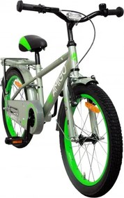 Sports 18 Inch 26 cm Boys Coaster Brake Grey/Green