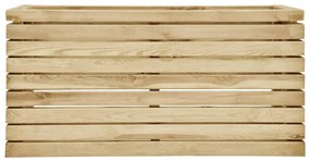 vidaXL Ζαρντινιέρα Υπερυψωμένη 100x50x50 εκ. Εμποτισμένο Ξύλο Πεύκου