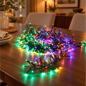 960 LED Φωτάκια - 12.4 Μέτρα - Χρονοδιακόπτης - Πολύχρωμο