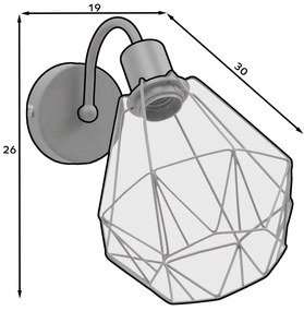 Επιτοίχιο φωτιστικό Kinkiet Bendinni