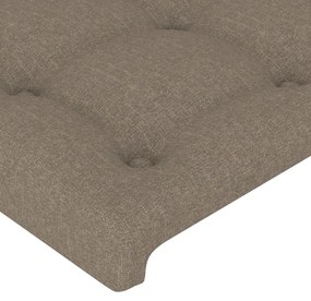 vidaXL Κεφαλάρι με Πτερύγια Taupe 103x23x118/128 εκ. Υφασμάτινο