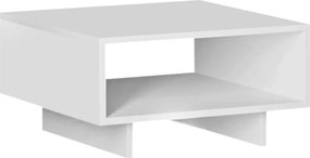Τραπεζάκι σαλονιού Hola Megapap χρώμα λευκό 60x60x32εκ.