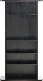 VEVOR Media Storage Cabinet 5 Layers Adjustable DVD Shelves 240 CDs Espresso