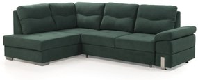 Γωνιακός Καναπές – Κρεβάτι Dorris Πράσινο 270x190x50cm με αποθηκευτικό χώρο – Αριστερή Γωνία – TED4589