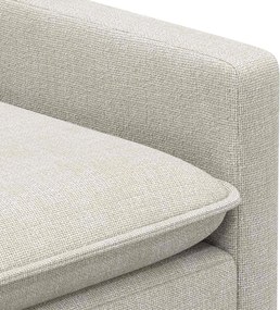 vidaXL Καναπές Κρεμ 156 x 81 x 87,5 εκ Πολυεστέρας