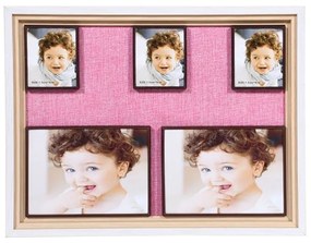 Κορνίζα 5 Θέσεων 373-91-907 30x40 8266-5 Pink Wood