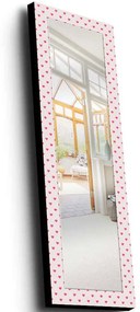 Καθρέπτης Τοίχου 755MER1149 40x120cm Multi-Pink Wallity Wood, Fabric
