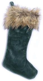 Χριστουγεννιάτικη Κάλτσα (16x27) Nef-Nef Homeware Tinsel Green