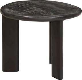 vidaXL Τραπεζάκια Καφέ Στερεών 2 pcs Λευκό Στερεό ξύλο μάνγκο