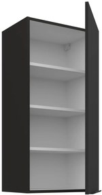 Κρεμαστό ντουλάπι Arianna 45 G 90 1F-Μαύρο