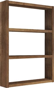 Ραφιέρα τοίχου Prena Megapap χρώμα καρυδί 43,2x9x60εκ.