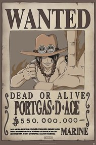 Αφίσα One Piece - Wanted Ace, (61 x 91.5 cm)