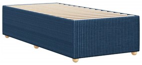 vidaXL Σκελετός Κρεβατιού Χωρίς Στρώμα Μπλε 100x200 εκ. Υφασμάτινο