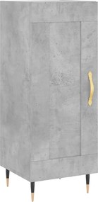 vidaXL Ντουλάπι Γκρι Σκυροδέματος 34,5x34x90 εκ. Επεξεργασμένο Ξύλο