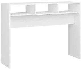 vidaXL Τραπέζι Κονσόλα Λευκό 105 x 30 x 80 εκ. από Επεξ. Ξύλο