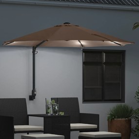 vidaXL Σκίαστρο Τοίχου με LED Ταούπε 248 cm
