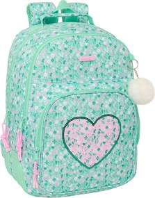 Σχολική Τσάντα Safta Cuore Μέντα 32 x 42 x 15 cm