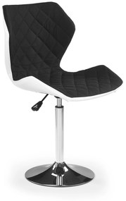 MATRIX 2 bar stool, color: white / black DIOMMI V-CH-MATRIX_2-FOT-CZARNY DIOMMI-60-21492