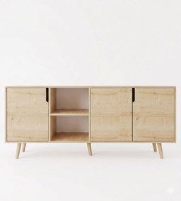 Κονσόλα Sapphire Δρυς FLEDAS 180x45x80