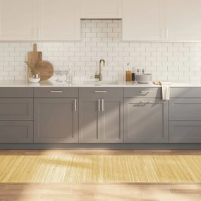 vidaXL Χαλί Ορθογώνιο Ανοιχτό Φυσικό 80 x 400 εκ. Μπαμπού