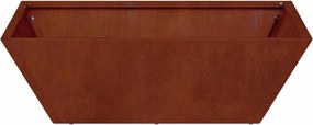vidaXL Γλάστρα Κήπου Σκ rusty 50 x 50 x 15 cm