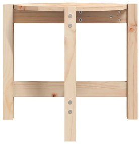 vidaXL Τραπεζάκι Σαλονιού Ø 52,5x45 εκ. από Μασίφ Ξύλο Πεύκου