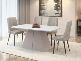 Τραπέζι Nova Επεκτεινόμενο-Λευκό - Cashmere