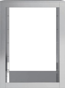 vidaXL Ράφι Καυσόξυλων 60x40x80 εκ. Γαλβανιζέ Ατσάλι