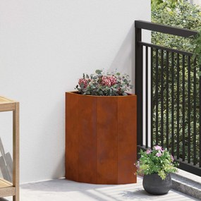 vidaXL Γωνιακό Ροδόδεντρο Σκ rusty 30 x 30 x 50 cm