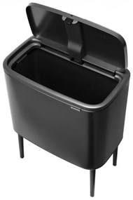 Κάδος Brabantia Bo Touch 1008854, 36 L, Ομαλό και αθόρυβο άνοιγμα, Μεγάλο άνοιγμα, Σκούρο γκρι