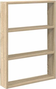 vidaXL Ραφιέρα Τοίχου Sonoma Δρυς 43x9x60 εκ. από Επεξεργ. Ξύλο
