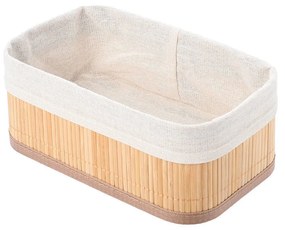 Καλάθι Οργάνωσης με Επένδυση 24,5x10cm Estia Home Art Bamboo Essentials 02-19655