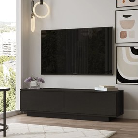 Έπιπλο Τηλεόρασης Μαύρο RAVASO 140x35,5x38,2