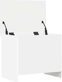 vidaXL Θήκη Αποθήκευσης Λευκό 60 x 40 x 50 cm Επεξεργασμένο Ξύλο