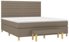 ΚΡΕΒΑΤΙ BOXSPRING ΜΕ ΣΤΡΩΜΑ TAUPE 160X200 ΕΚ. ΥΦΑΣΜΑΤΙΝΟ 3137249