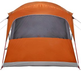 vidaXL Σκηνές Γκρι και πορτοκαλί 435 x 255 x 216 εκ. Πολυεστέρας