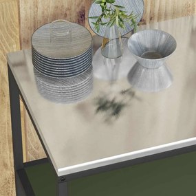 vidaXL Ράφι Κουζίνας HATTEM Λαδί 90 x 50 x 92 εκ Ατσάλι