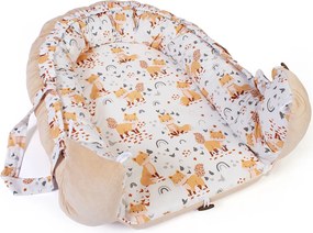 Φωλιά Ύπνου Dimcol Cute Fox 02 White - Beige