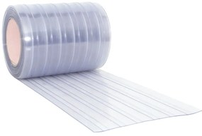 vidaXL Λωριδοκουρτίνα Διαφανής 25 μ. 300 χιλ. x 2,6 χιλ. από PVC
