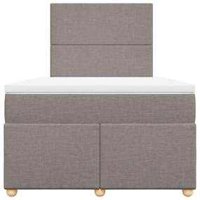 ΚΡΕΒΑΤΙ BOXSPRING ΜΕ ΣΤΡΩΜΑ TAUPE 120X190 ΕΚ. ΥΦΑΣΜΑΤΙΝΟ 3293516