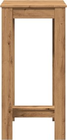 vidaXL Τραπέζι Μπαρ Αρτισιανή Δρυς 51x50x103,5 εκ. Επεξ. Ξύλο