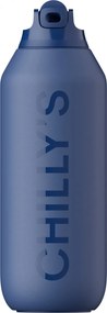 Μπουκάλι Θερμός 500ml Chilly's Series 2 Flip Whale Blue