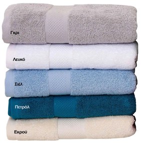 Πετσέτες Πενιέ Σετ 3τμχ Luxor Λευκό Viopros Towels Set 100% Βαμβάκι